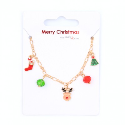 Xmas Charm Bracelet Strip of 12 (12)